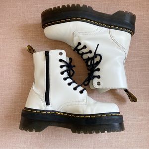 doc marten white jadon platform boots